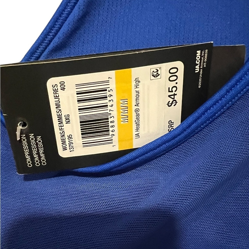 NWT Under Armour Blue Sports Bra - Picture 7 of 8